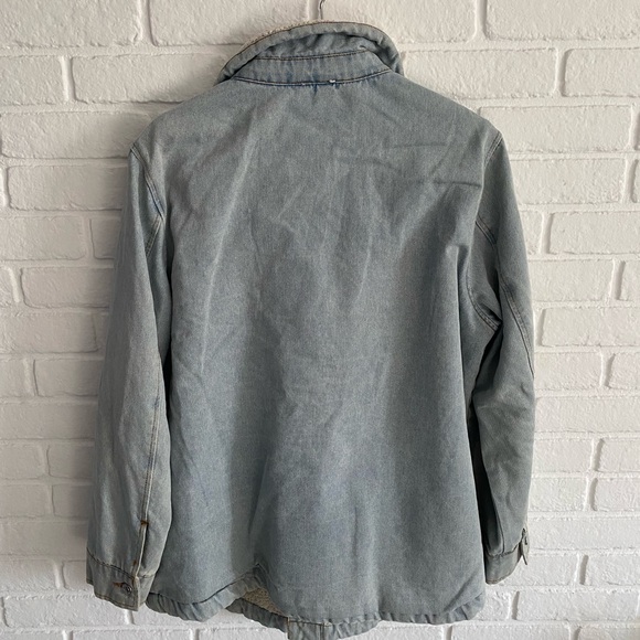 Stoosh Vintage Denim Sherpa Lined Jacket - Picture 2 of 6